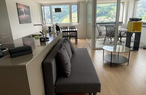 Kriens Apartment | Bright 2BR Apt w/Netflix & Loggia | Kriens Lucerne
