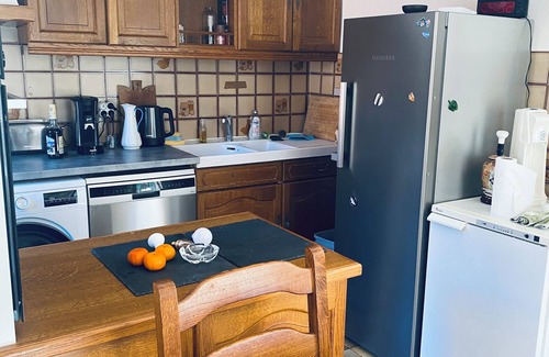 Saint-Martin-Vesubie Apartment | Bright 3-room apartment on the village square,