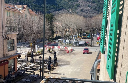 Saint-Martin-Vesubie Apartment | Bright 3-room apartment on the village square,