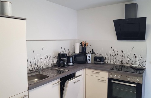 Zschepplin Apartment | Bright holiday flat for 4 people, with terrace