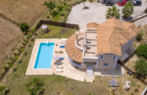 Zakynthos Villa | Buena Vista Villa - private pool, spectacular views, 5 bedrooms, near Laganas.