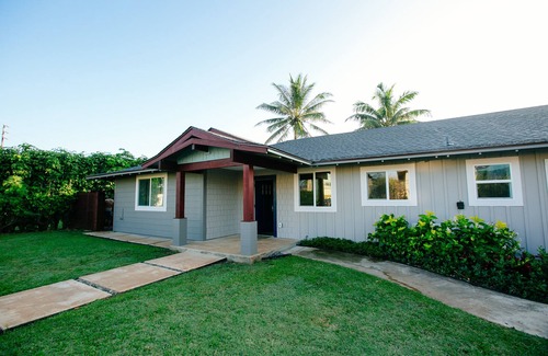 Laie House | Business/Family Retreat, 3 bdrm With A/C, Hukilau Beach, A/C, 30 Day
