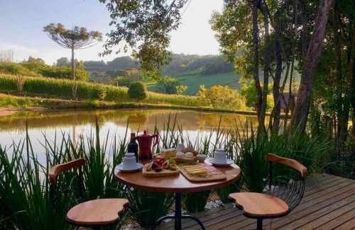 Santa Helena Ski Chalet | Cabana com lareira, hidro, cavalos e piscina