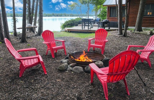 Presque Isle Cabin | Camp Windy Dock: Make Fall Memories at Camp Windy Dock with Scenic Views of Grand Lake