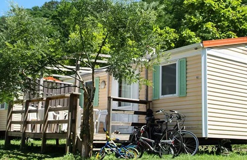 Les Ollieres-sur-Eyrieux House | Camping Le Mas De Champel **** - Mobile Home Standard 3 rooms 5 people