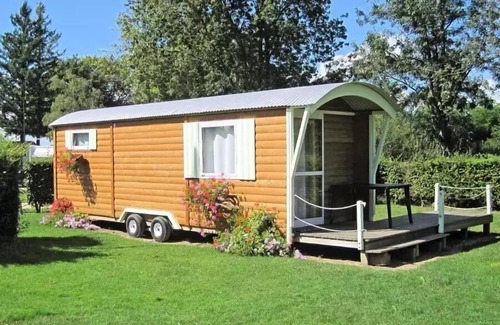 Vonnas House | Camping le Renom * - 3-room air-conditioned mobile home for 4/5 people