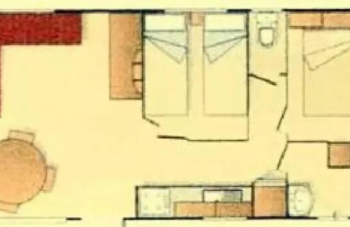 Licques House | Camping Pommiers Des 3 Pays* - Mobile Home 3 Rooms 4 People