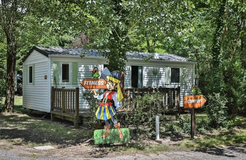 Les Achards House | Campsite Flower le Pavillon* - Canvas and Wood Bungalow 3 rooms 4 people Without Sanitary
