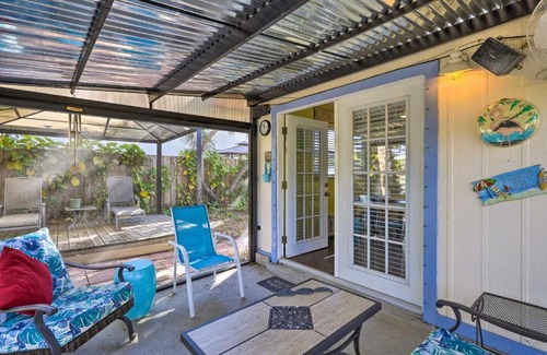 Port Canaveral House | Cape Canaveral Cottage with Hot Tub Walk to Beach