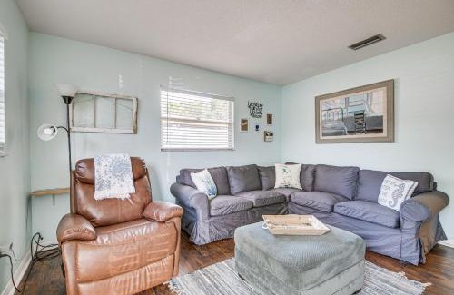 Port Canaveral House | Cape Canaveral Cottage with Hot Tub Walk to Beach