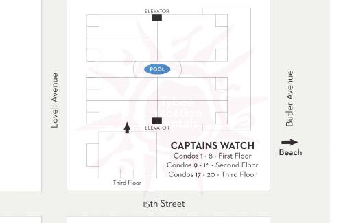 Savannah Beach Apartment | Captains Watch 13