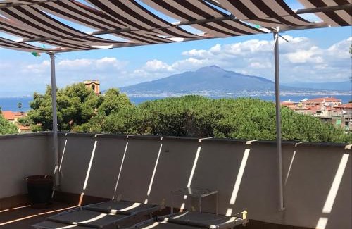 Sorrento Historic Centre Apartment | Casa Bice Amazing view of Vesuvius with Pool