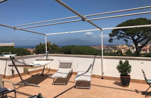 Sorrento Historic Centre Apartment | Casa Bice Amazing view of Vesuvius with Pool
