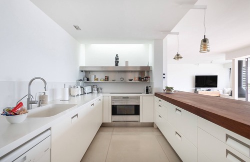 Sant Josep de sa Talaia Villa | Casa Cayama with sea views, Wi-Fi and air conditioning