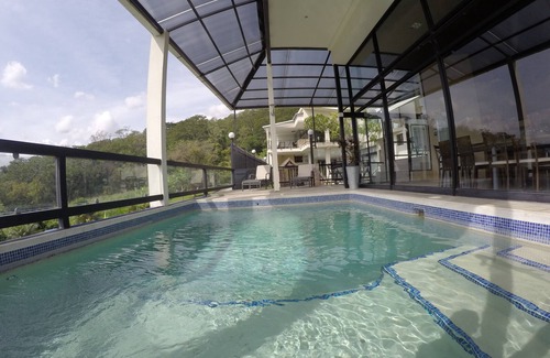 Escazu House | Casa Cristal Mansion - Heated Pool & Amazing View - Bachelor Parties Welcome