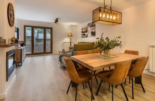 Panticosa Apartment | Casa O Berde terraza con vistas a Aramón Panticosa