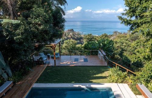 Mal Pais Villa | Casa Ricasunset Ocean View Pool Fiber Optic