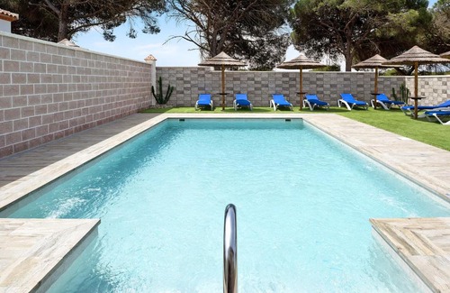 Los Canos de Meca House | Casa Torre De Meca 2 Shared Pool