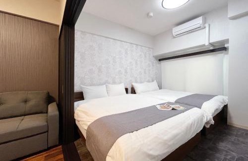 Hiroshima City Centre Apartment | Casaen by b hotel - 1 BR Apt for 6 ppl Very Good Location