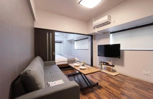 Hiroshima City Centre Apartment | Casaen by b hotel - Cozy 1BR near Hondori Shopping Arcade, Room wifi