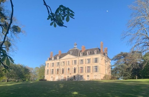 Poilly-lez-Gien House | Castle for 2-20 guests at the Loire with pool & Parc (horse boxes)