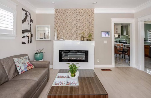 Horace Mann House | CentralDowntownSanJose-Stunning, fireplace Modern Craftsman house/SAP, Airport
