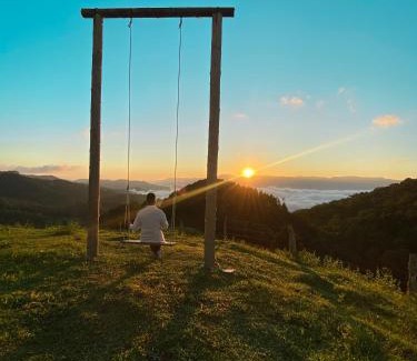 Aguas Mornas Ski Chalet | Chalé Hortênsia