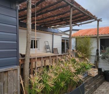 Gujan-Mestras Ski Chalet | Chalet 47m2 climatisé, piscine,linge fourni