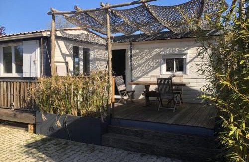 Gujan-Mestras Ski Chalet | Chalet 47m2 climatisé, piscine,linge fourni