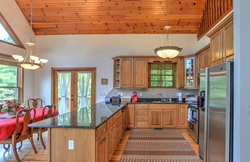 Maggie Valley Cabin | Chalet d'Julia - Spacious Mountain Chalet, 3 BR, 4 BA