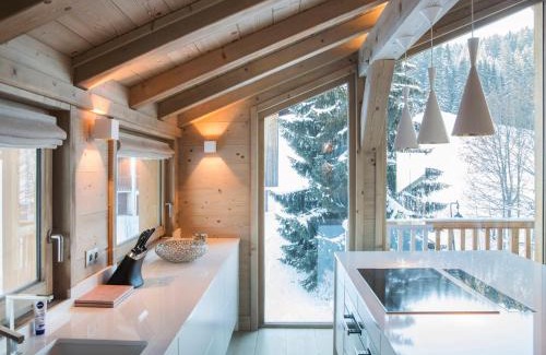 Les Gets Ski Chalet | Chalet de luxe 5 chambres, ski in/ski out avec piscine, jacuzzi et hammam - Les Gets - FR-1-627-67