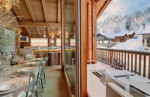 Les Gets Ski Chalet | Chalet de luxe 5 chambres, ski in/ski out avec piscine, jacuzzi et hammam - Les Gets - FR-1-627-67