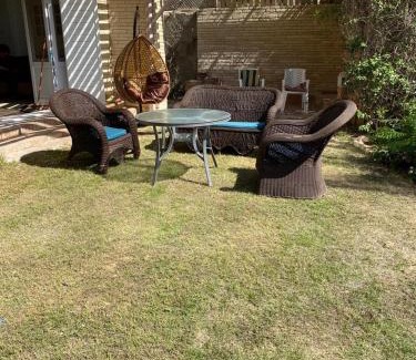 Borg el Arab Ski Chalet | Chalet for Rent, Ground Floor in Zamorda Village with Private Garden and Sea View