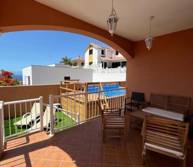Garachico Ski Chalet | Chalet piscina privada max 26º Jardín, tranquilidad