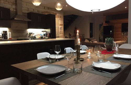 Sainte-Beatrix Ski Chalet | Chalet Villa Bianca Spa & river