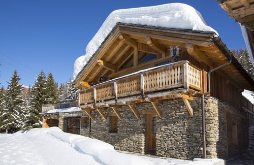 Arc-1800 Ski Chalet | Chalet with terrace, quiet location at ARC 1800 in SAVOIE