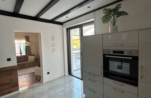 Mainz-Bingen Apartment | Charmante Ferienwohnung mit Großer Dachterrasse & Wintergarten
