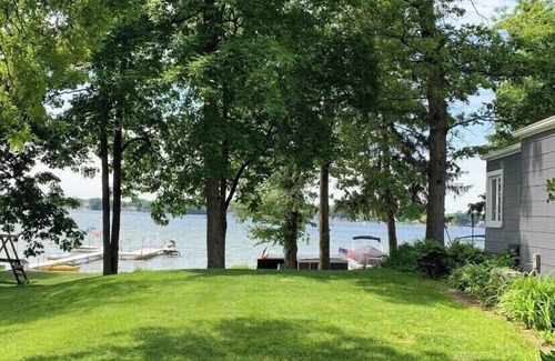 Manitou Beach-Devils Lake Cottage | Charming 3BR Waterfront Cottage on Devil's Lake with 90 Feet of Lakefront Living