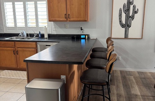 Maricopa House | Charming 3BR/2BA Retreat with Private Heated Pool & Putting Green