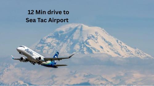 Renton Apartment | Charming & Bright Gem Prime Location Street Parking with AC