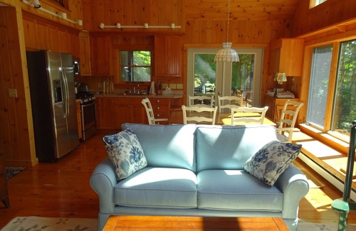 West Poland House | Charming Cape with Wall of Windows facing Pleasant Lake for Sunset Views!