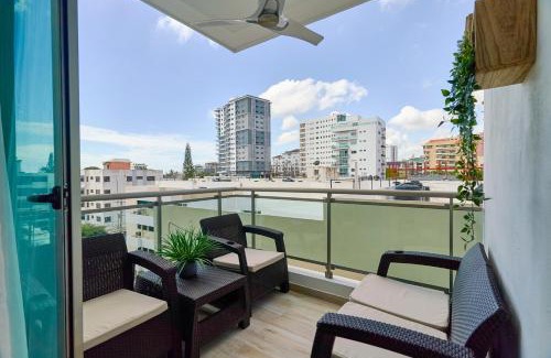 Downtown Santo Domingo Apartment | Charming City Center Condo, Full AC, Pool, Gym