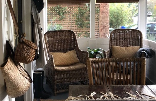 Folly Beach Cottage | Charming designer owned 1940 cottage on Folly. Romantic retreat. Renovated 2020