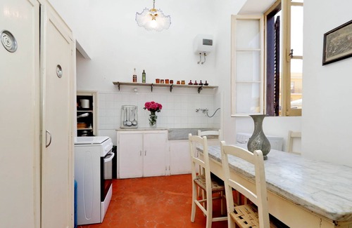 Cerveteri Apartment | Charming Frescoed Apartment in Cerveteri Old Town