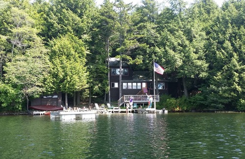 Caroga Lake House | Charming Lakefront Family Home On Coveted, Quiet Green Lake