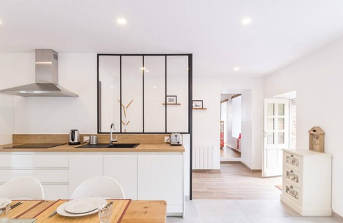 Siouville-Hague Cottage | Charming Stone House: Ocean View, Surfers' Paradise, Enclosed Garden, Pet-Friendly, Modern Amenities