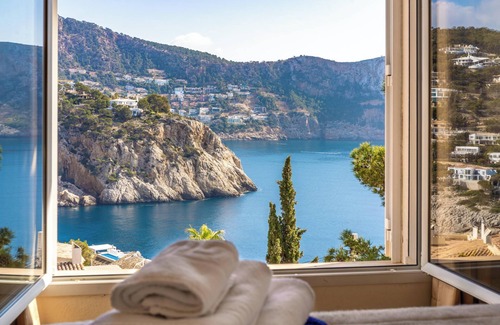 Port d'Andraitx Villa | Charming Villa “Villa Almeda” with Sea View, Pool, Wi-Fi, A/C, Terrace, & Garden