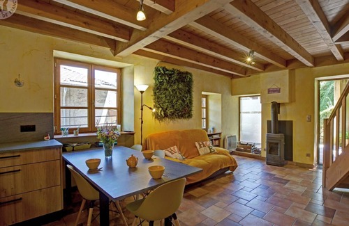 Malleval Cottage | Charming Village Cottage with Terrace in Parc Naturel du Pilat
