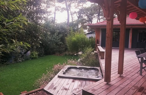 Le Moulleau Villa | Charming wooden new villa for 12 of 250 m2, 2 steps from center of Le Moulleau.