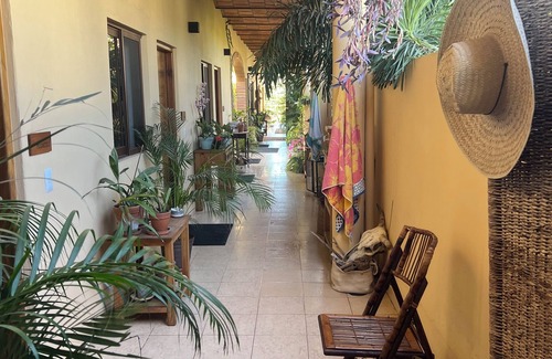 Lo de Marcos Hotel | Chic room in plant filled boutique hotel near beach and plaza in Lo de Marcos